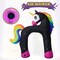 11 Ft Giant Halloween Inflatables Unicorn Arch Decorations,Built in LED Lights(Multicolor)